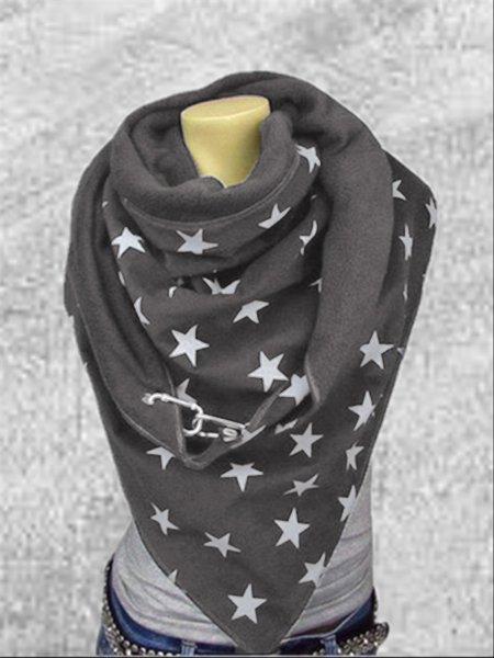 

Casual Basic Daily Vintage Scarves & Shawls, Gray, Scarfs