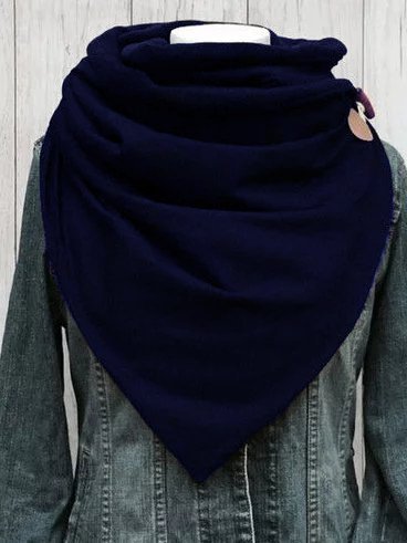 

Casual Cotton Scarf, Blue, Scarfs