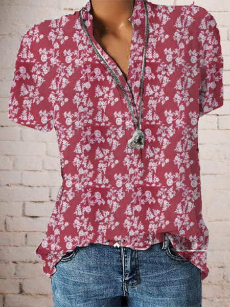 Vintage Short Sleeve Floral T shirt