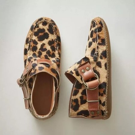 

Scarpe Piatte Scamosciato, Leopardo, Boots