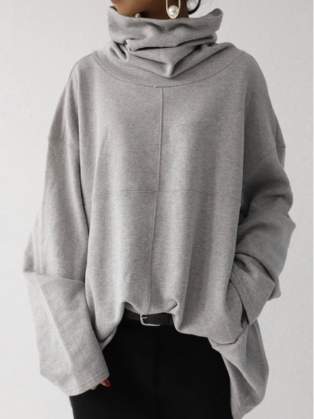 

Shift Cotton-Blend Vintage Shirts & Tops, Gray, Sweatshirts & Hoodies