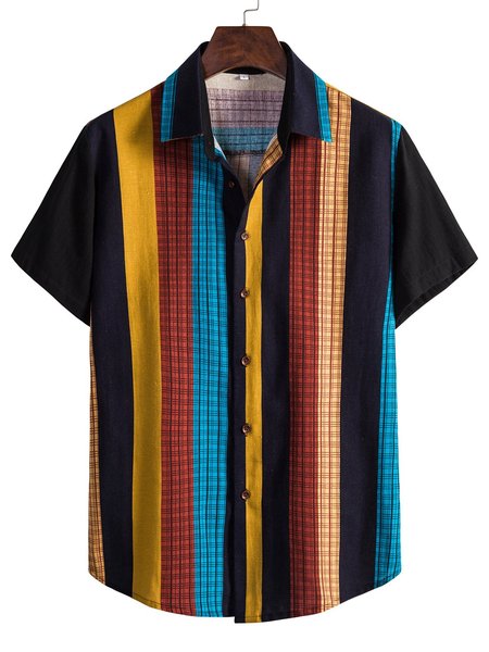 

Men's Casual Shirt Collar Shirts, Blue, Winter Clearance