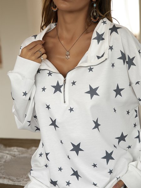 

Casual Shift Sweatshirt, White, Hoodies & Sweatshirts