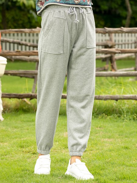 

Plain Pants, Light gray, Pants