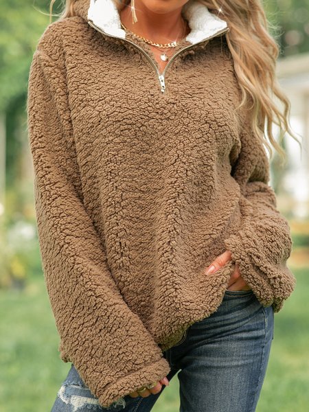 

Casuale Dritto Felpa con cappuccio felpa, Marrone, Hoodies & Sweatshirts