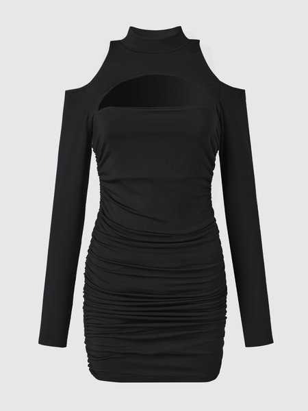 

Daily Regular Fit Knitting Dress, Black, Mini Dresses