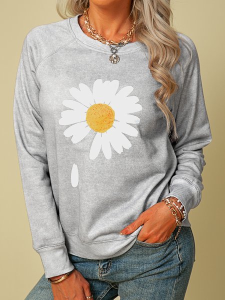 

Long Sleeve Shift Casual Sweatshirts, Gray, Hoodies & Sweatshirts