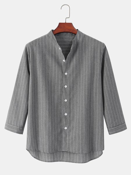 

Striped Shirts & Tops, Gray, Men's shirts