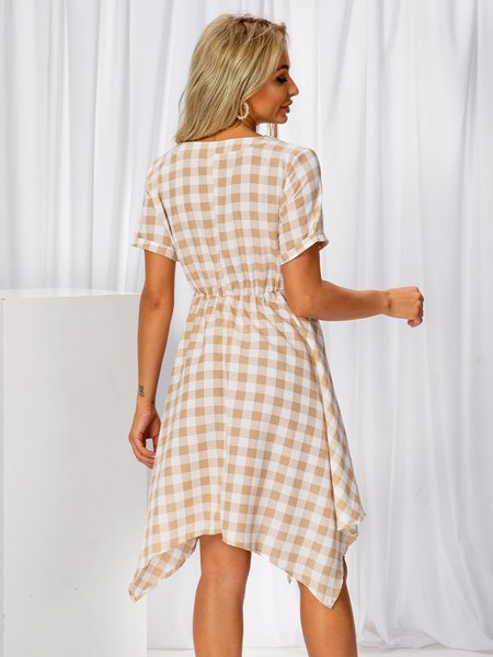 

Holiday A-Line Weaving Dress, Khaki, Dresses