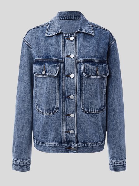 

Denim Outerwear, Blue, Coats