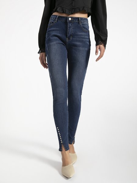 

Skinny Casual Jeans, Dark_blue, Jeans