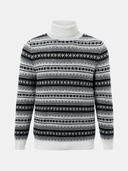 

Vintage Cotton Sweater, Gray, Men's Sweater