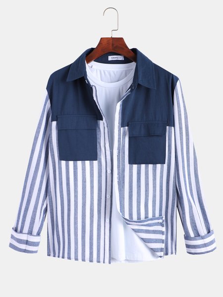 

Casual Shirts & Tops, Blue, Men's shirts