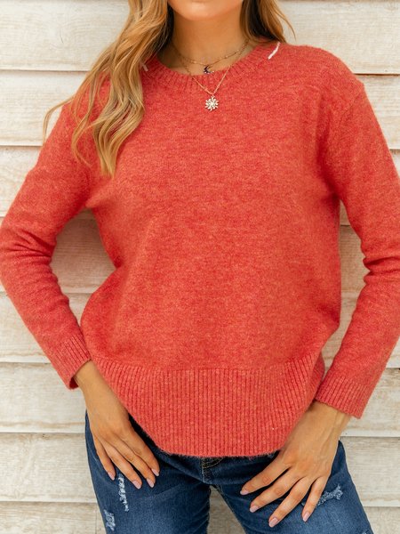 

Vintage Shift Sweater, Red, Knitwear & Sweaters