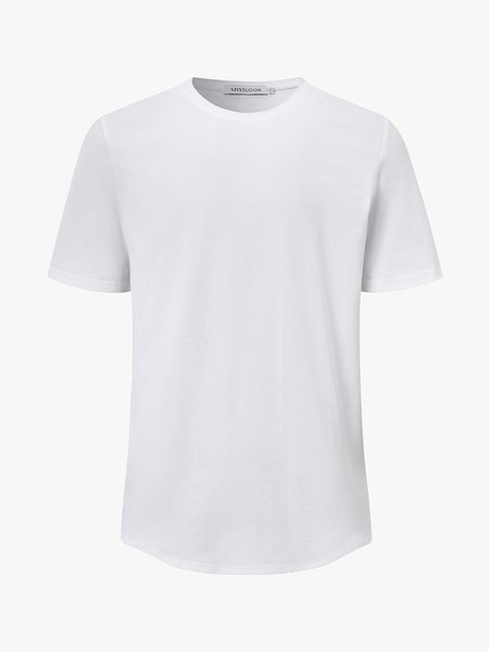 

Men's Round Neck Short Sleeve Tee, White, T-Shirts