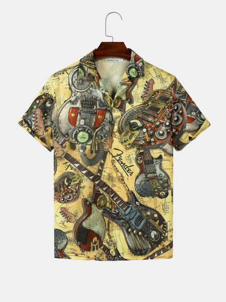 

Vintage Shirt Collar Shirts & Tops, Khaki, Shirts ＆ Blouse