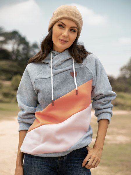 

Gray Shift Long Sleeve Hoodie Sweatshirts, Sweatshirts & Hoodies