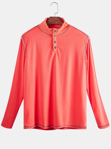

Casual Plain Outerwear, Red, Hoodies&Sweatshirts