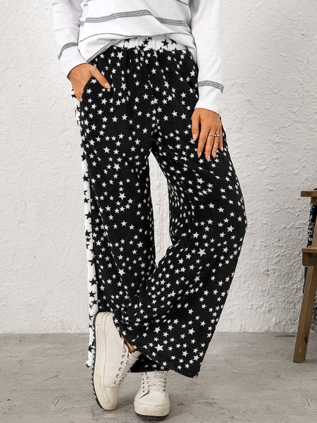 

Shift Star Pants, Black-white, Pants