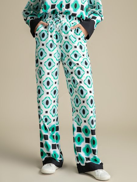 

Holiday Wide Leg Pants, Green, Wide Leg Pants