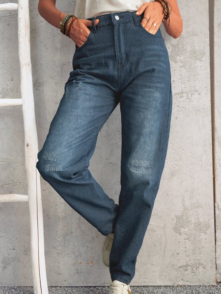 

Pantaloni Casuale Denim, Blu, Jeans