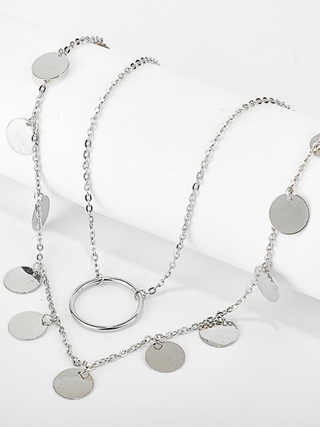 

Alloy Casual Date All Season Necklace, Silver, Necklaces