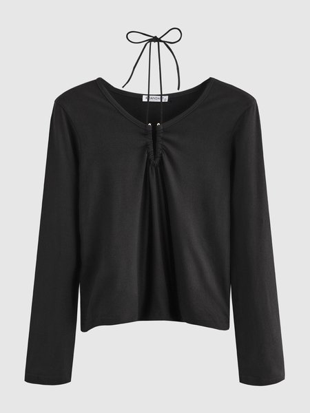 

Casual T-shirt, Black, Tees