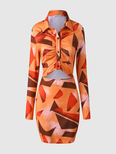 

Slim Fit Sexy Knitting Dress, Multicolor, Mini Dresses