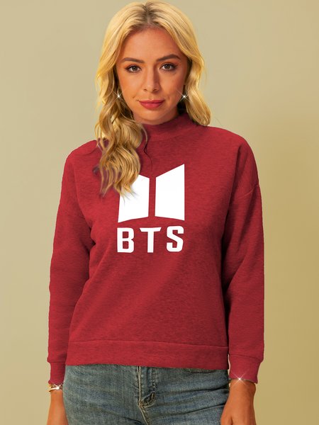 

Casual Hoodie Long Sleeve Sweatshirts, Wine red, Hoodies & Sweatshirts