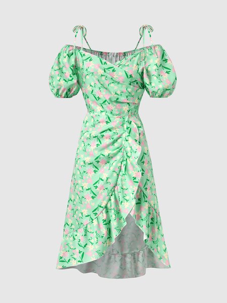 

Elegant Regular Fit Weaving Dress, Aqua, Mini Dresses