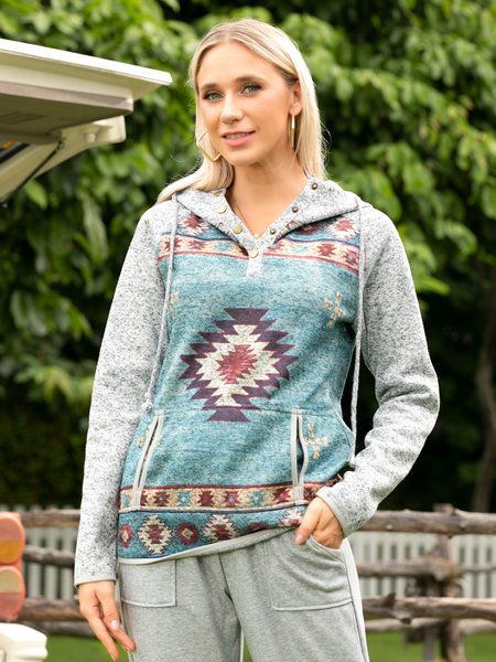 

Casual Vintage Sweatshirt, Gray, Hoodies & Sweatshirts