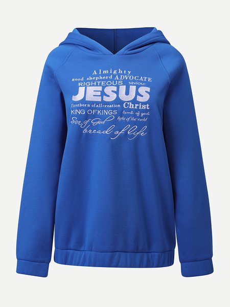 

Crew Neck Casual Sweatshirt, Blue, Hoodies & Sweatshirts