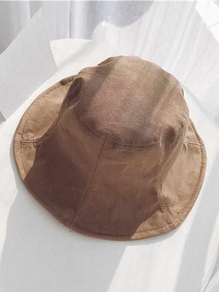 

Solid color fisherman hat, Coffee, Hats