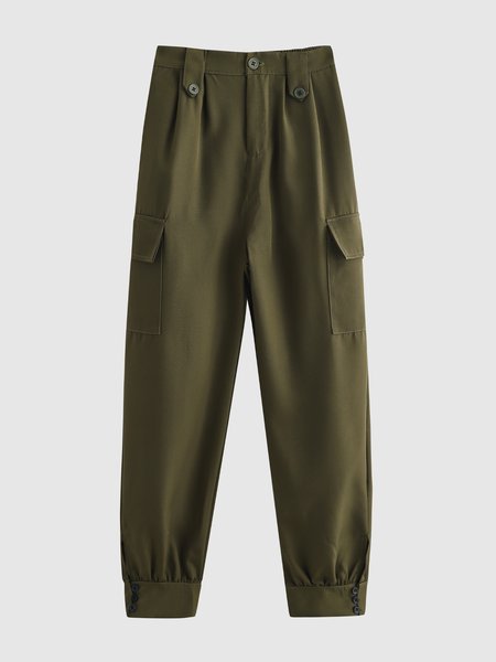 

Loosen Casual Pants, Army green, Dresses