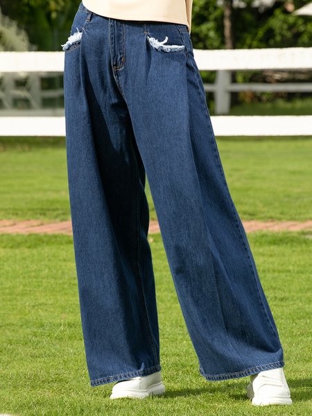 

Casual Pants, Dark_blue, Pants