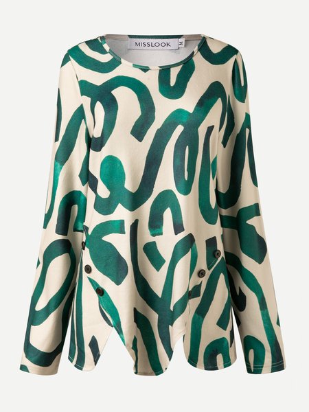 

Vintage Abstract Shirts & Tops, Green, T-Shirts