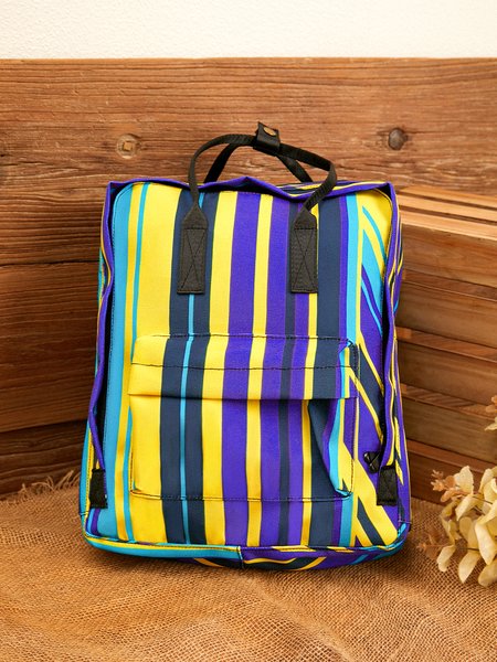 

Personalized Abstract Stripe Print Outdoor Bag, As picture, Men Bags