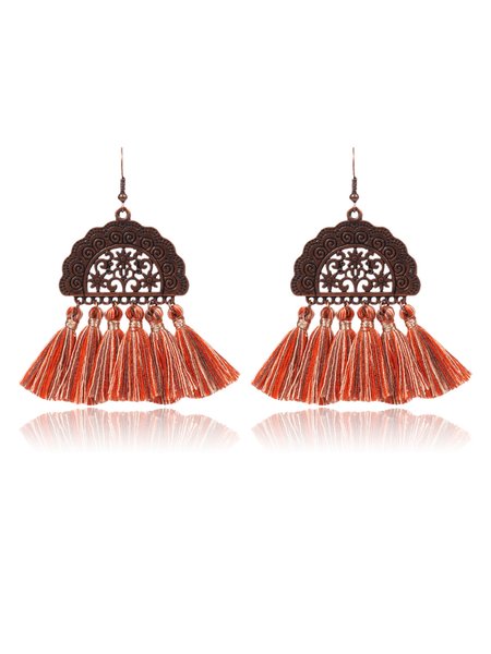 

Earrings, Orange, Earrings