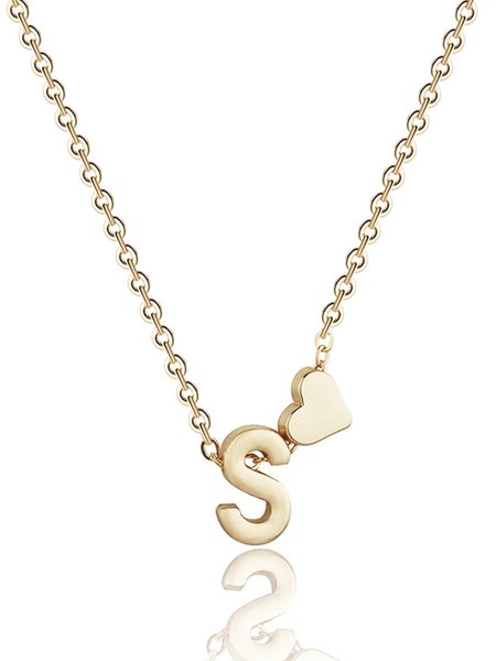 

Plain Casual Necklaces, Golden, Necklaces