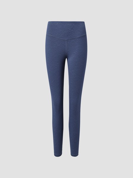 

Solid Lycra Pants, Blue, Leggings