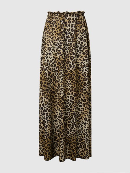 

Leopard Vacation Daily Loosen Skirt, Skirts