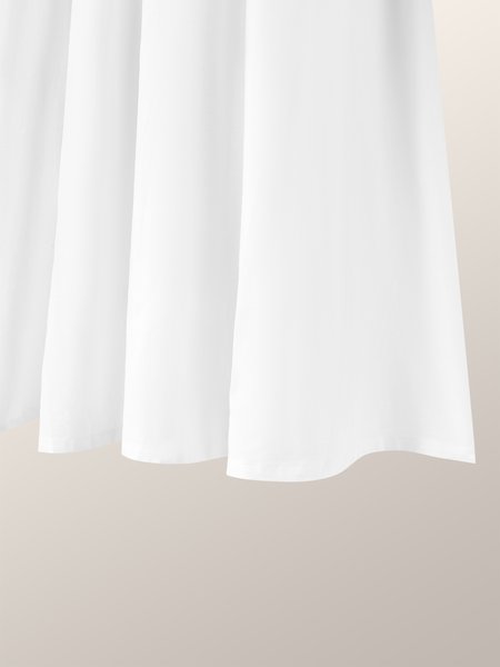 

Plain Work A-Line Midi Dress, White, Dresses