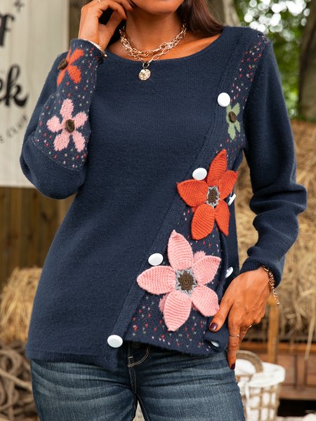 

Regular Fit Casual Sweater, Purplish blue, Knitwear & Sweaters