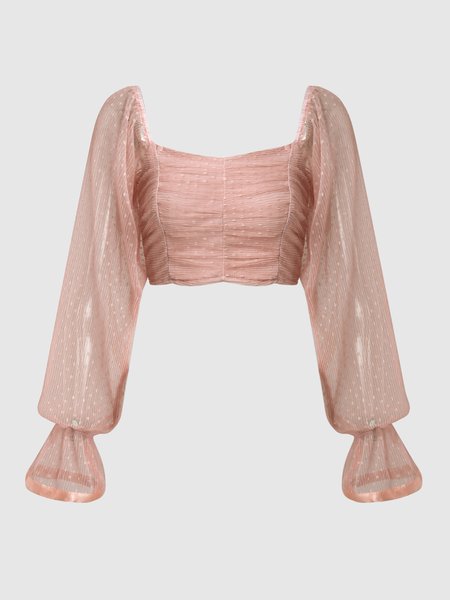 

Sweet Solid Tops, Pink, Tops