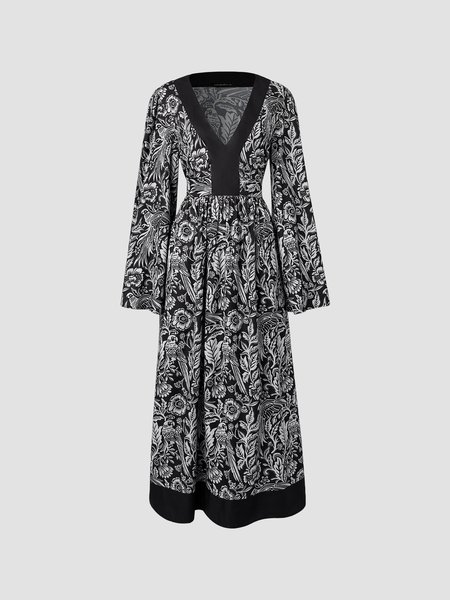 

Dresses, Black-white, Casual Dresses