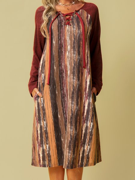 

Dresses, Deep red, Midi Dresses