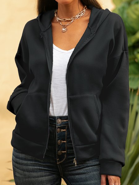 

Shift Cotton Long Sleeve Cardigan, Black, Coats & Jackets