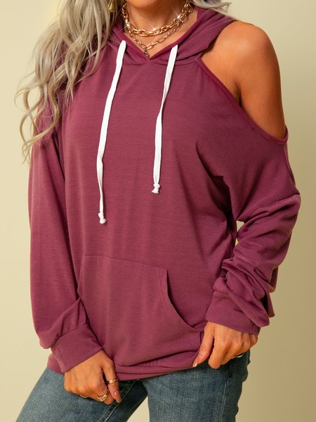 

Cotton Long Sleeve Shift Sweet Shirts & Tops, Red, Blouses & Shirts