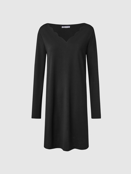 

Elegant Knitting Dress, Black, Mini Dresses