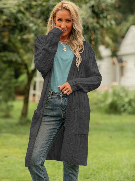 

Vintage Long Sleeve Outerwear, Deep gray, T-Shirts